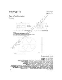 IRFR5410TRR Datasheet Page 10