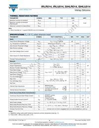 IRLR014TRR Datasheet Page 2