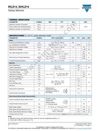 IRLZ14 Datasheet Page 2