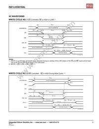 IS61LV25616AL-10T-TR Datasheet Page 9