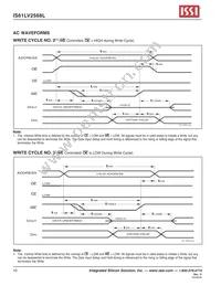 IS61LV2568L-10T Datasheet Page 10