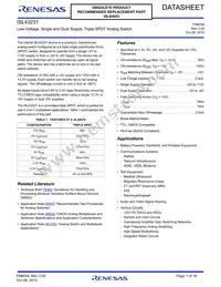 ISL43231IRZ-T Datasheet Cover