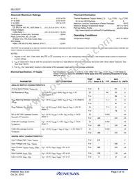 ISL43231IRZ-T Datasheet Page 3