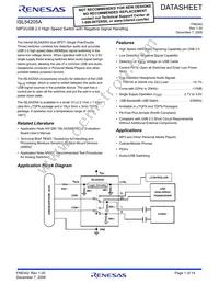 ISL54205AIRZ-T Datasheet Cover