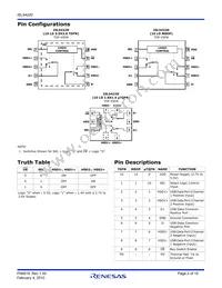 ISL54220IUZ-T Datasheet Page 2