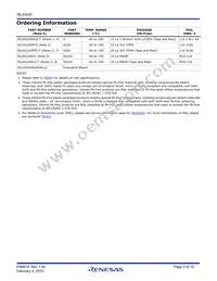 ISL54220IUZ-T Datasheet Page 3