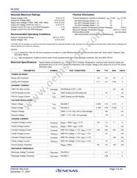 ISL6292-2CR5-T Datasheet Page 3