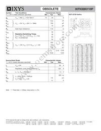 IXFN30N110P Datasheet Page 2