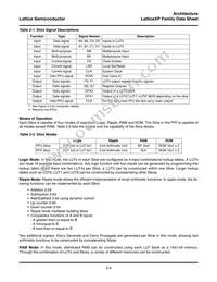 LFXP6E-5T144C Datasheet Page 7