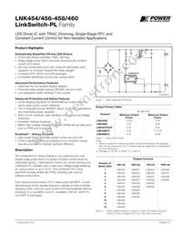 LNK460VG Datasheet Cover