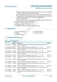 LPC1346FHN33 Datasheet Page 3