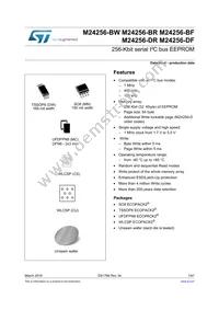 M24256-BFCS6TP/K Datasheet Cover