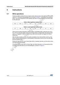 M24256-BFCS6TP/K Datasheet Page 14