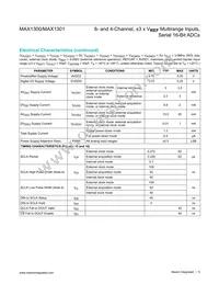 MAX1301BEUP+T Datasheet Page 5