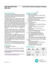 MAX14659ETE+T Datasheet Cover