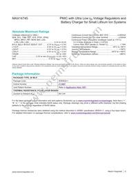 MAX14745LEWX+T Datasheet Page 6