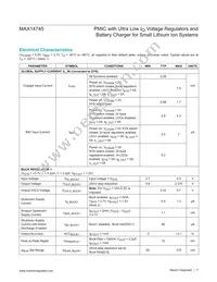 MAX14745LEWX+T Datasheet Page 7