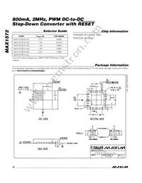 MAX1572ETC180+T Datasheet Page 10