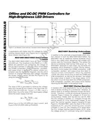 MAX16801BEUA+T Datasheet Page 8