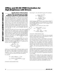 MAX16801BEUA+T Datasheet Page 10