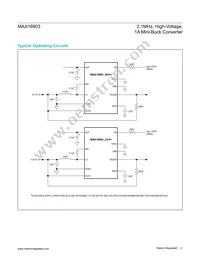 MAX16903SATB33+T Datasheet Page 2