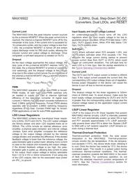 MAX16922ATPN/V+T Datasheet Page 12