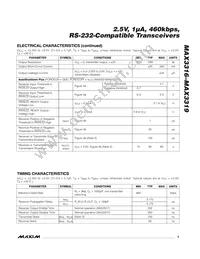 MAX3317CUP+T Datasheet Page 3