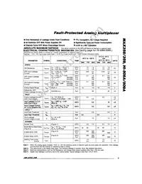 MAX359EWE+T Datasheet Page 3