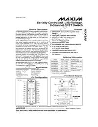 MAX395EAG+T Datasheet Cover