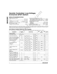 MAX395EAG+T Datasheet Page 2