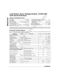 MAX5104CEE+TG002 Datasheet Page 2