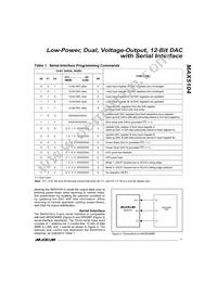 MAX5104CEE+TG002 Datasheet Page 7