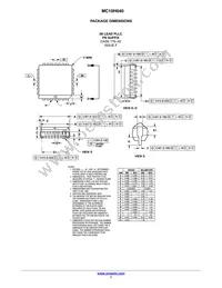 MC10H640FNR2G Datasheet Page 7