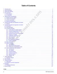 MC33PF3000A6ES Datasheet Page 2