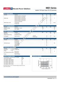 MEE1S1515DC Datasheet Page 2