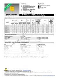 MF-RM040/240-0 Datasheet Cover