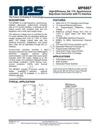 MP8867GLE-P Datasheet Cover