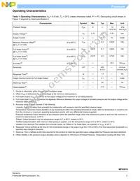 MPX5010DP1 Datasheet Page 3