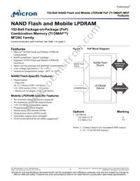 MT29C8G48MAZAPBJA-5 IT Datasheet Cover