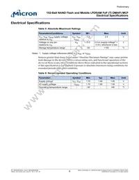 MT29C8G48MAZAPBJA-5 IT Datasheet Page 9