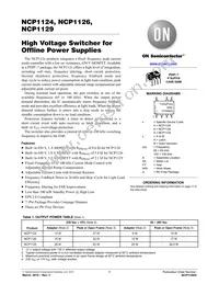 NCP1129AP65G Datasheet Cover