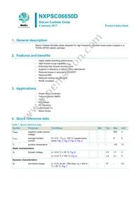 NXPSC06650DJ Datasheet Cover