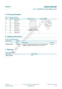 PBSS4160PANP Datasheet Page 2
