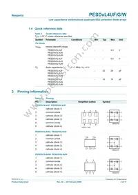 PESD3V3L4UF Datasheet Page 2