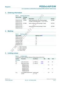 PESD3V3L4UF Datasheet Page 3