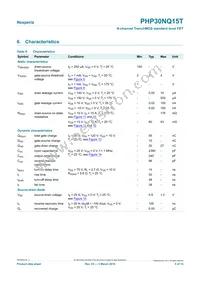 PHP30NQ15T Datasheet Page 5