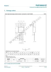 PHP30NQ15T Datasheet Page 9