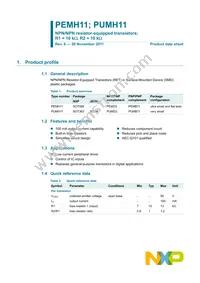 PUMH11F Datasheet Page 2