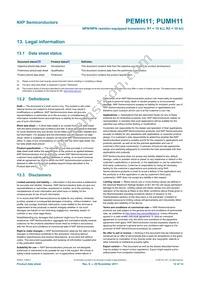 PUMH11F Datasheet Page 13