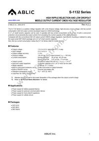 S-1132B55-U5T1U Datasheet Cover